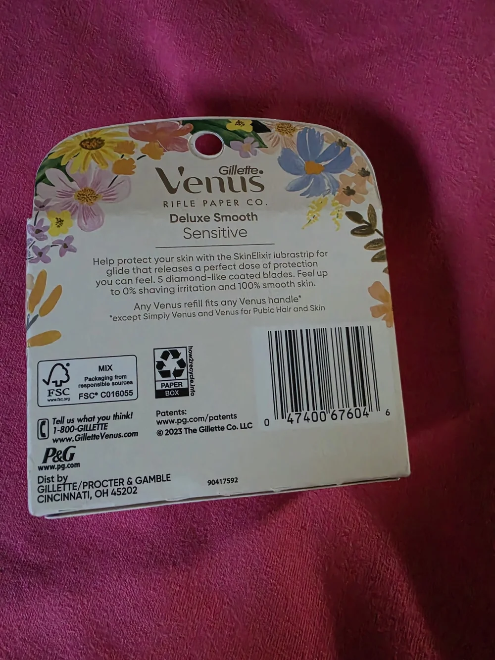 Gillette Venus Deluxe Smooth Sensitive Razor Cartridges - White/Teal